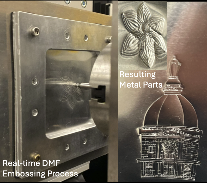 ISF metal embossing and incremental sheet forming: process setup and fabricated sheet-metal parts
